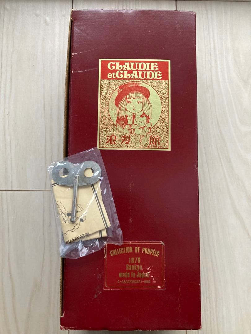 三協商事　1976年　オルゴール付きビスクドール　アンティーク　70s 日本製