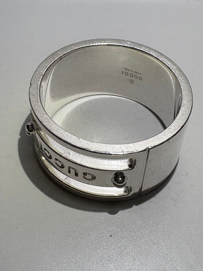 GUCCI グッチ ロゴヴィス リング 【刻印サイズ:23号 】