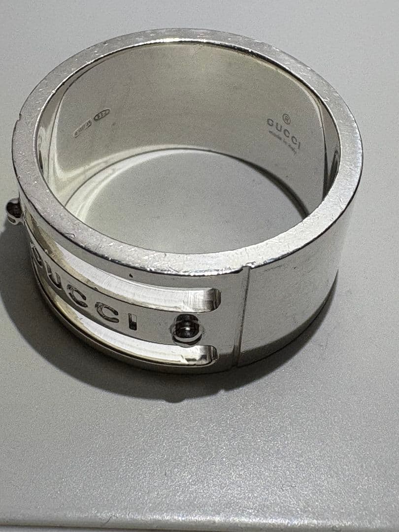 GUCCI グッチ ロゴヴィス リング 【刻印サイズ:23号 】