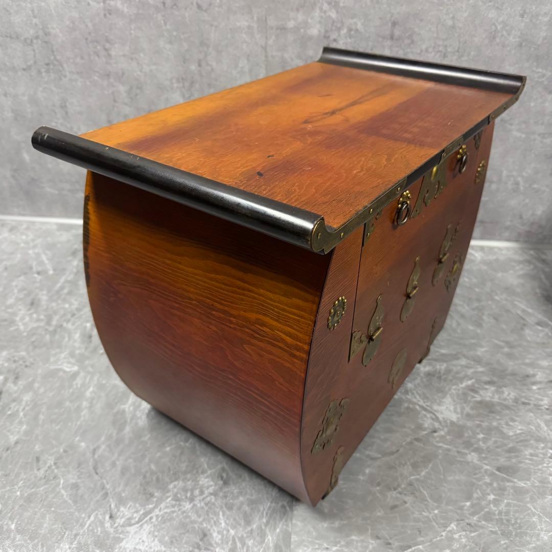 李朝家具　錠前　バンダジ　時代箪笥　朝鮮家具　半閉櫃　収納　整理　引き出し　民藝