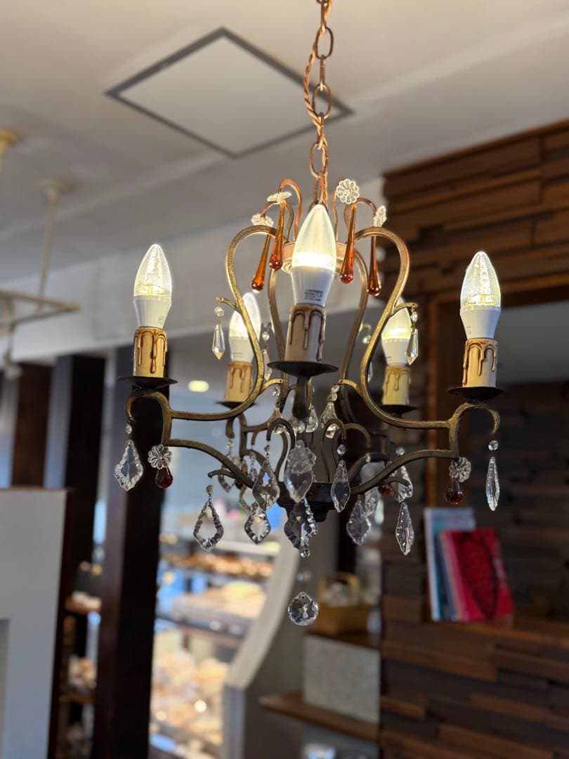 ぐり　Handleオリジナルアンティーク風シャンデリア(ラルム・L）