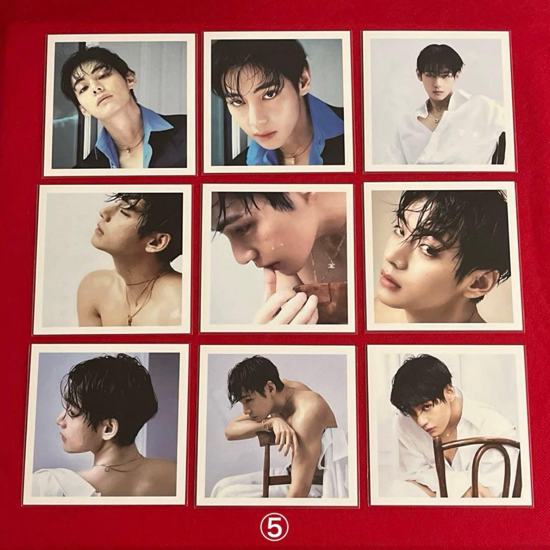 BTS ロングステッカー・正方形両面フォト・ホログラム両面フォトカード♡Ｖ