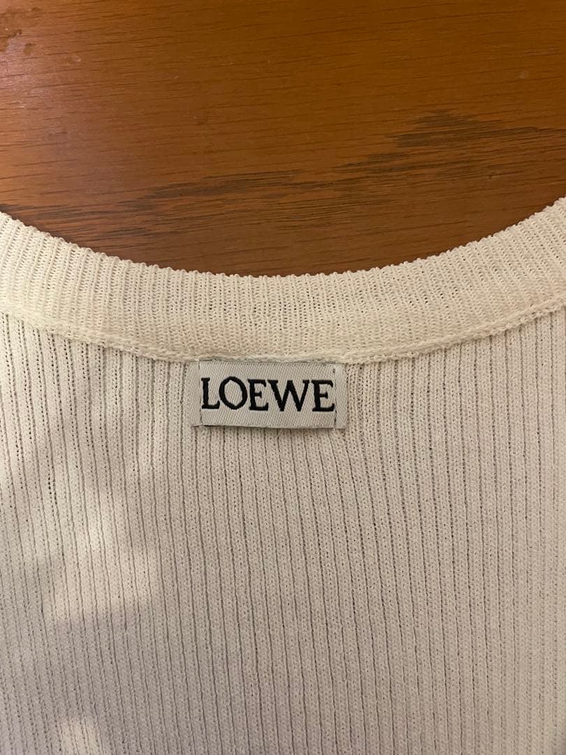 LOEWE 刺繍ロゴ タンクトップ