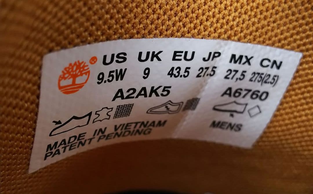 TimberlandティンバーランドウィートヌバックデッキシューズUS-9.5W