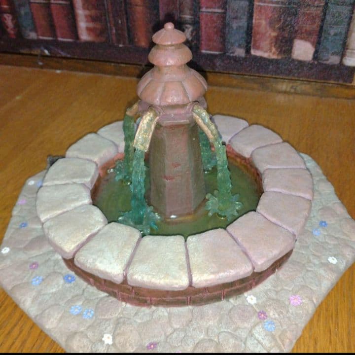 セール！ディズニークラシックコレクション　美女と野獣　噴水