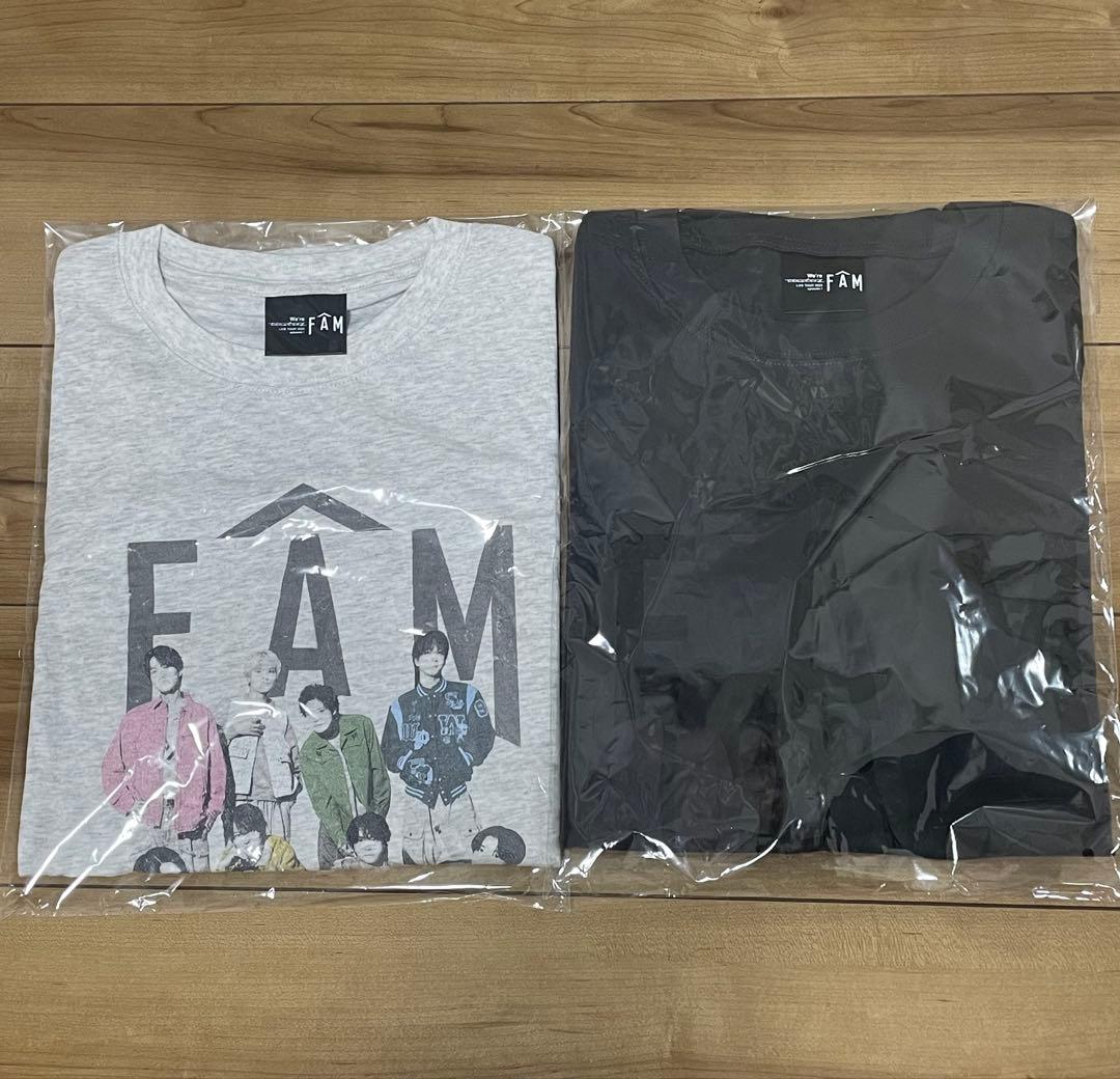 【新品未開封】timelesz FAM ホワイト　チャコールグレーTシャツ2枚組