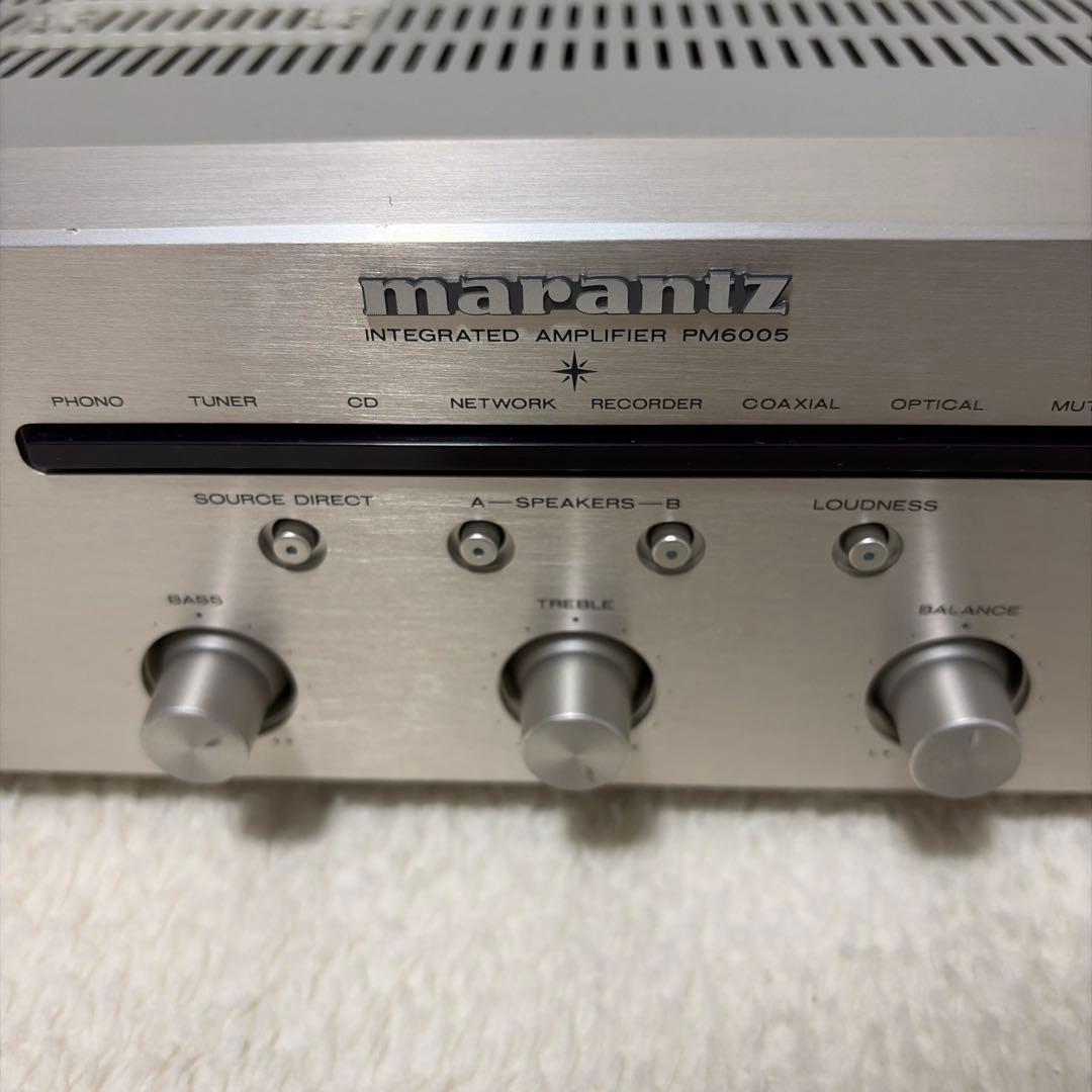 marantzアンプPM6005☆ リモコン付き　確認済品