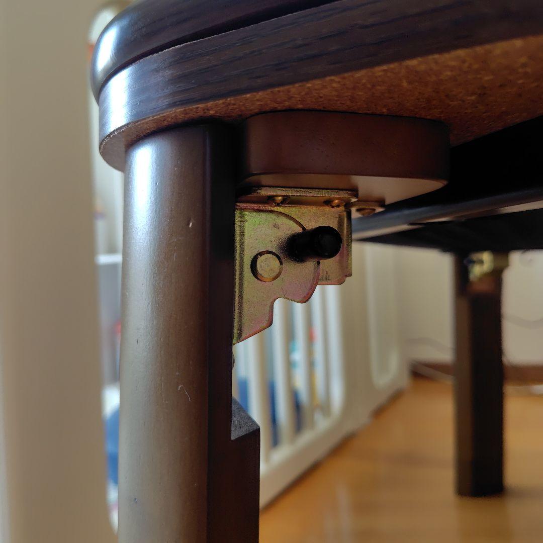 フラットヒーター折れ脚こたつ フラットモリス 105cmx75cm　送料無料