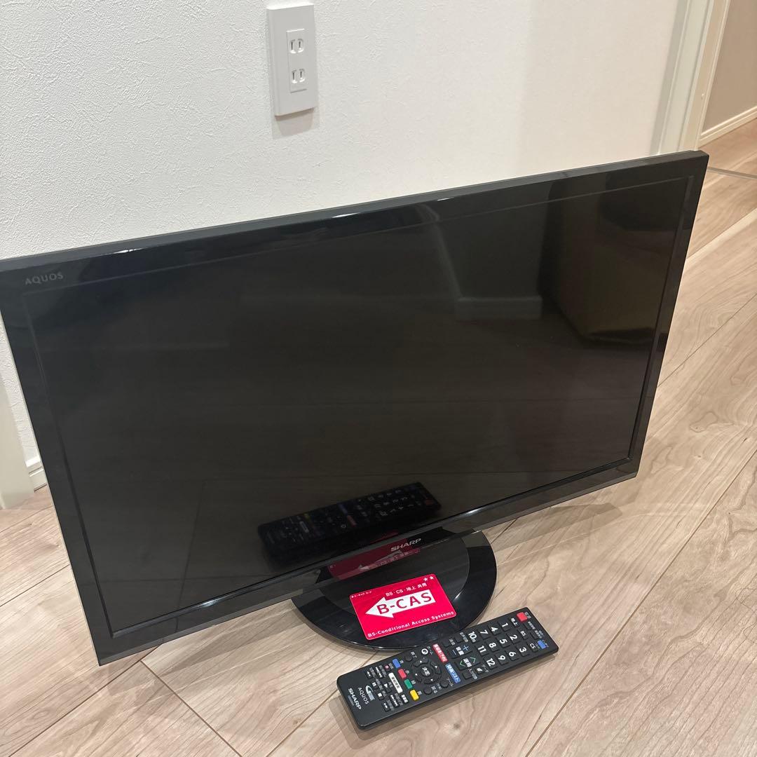 【動作確認済】【業者梱包】SHARP 液晶テレビ　24インチ 2017年製