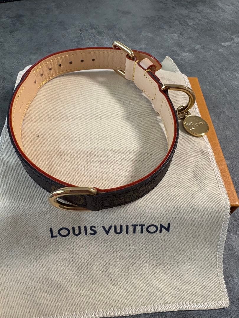 ✨新品試着のみ✨LOUIS VUITTON/首輪/定価73,700円/PMサイズ