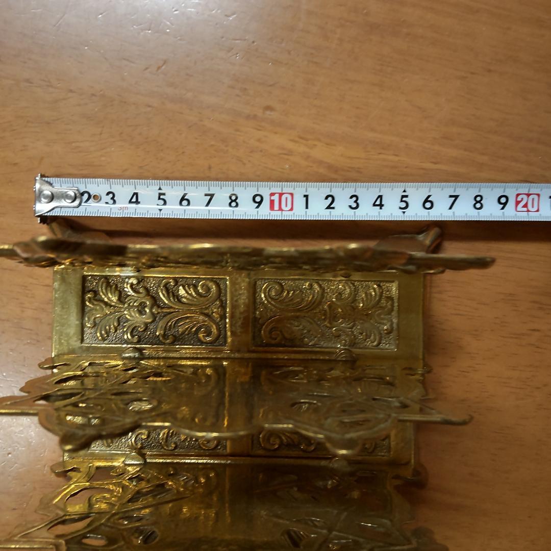 イタリア製　レターラック　真鍮　 ナプキンスタンド