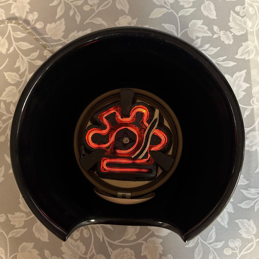 野々田商店　茶道具　風炉型電熱器　黒