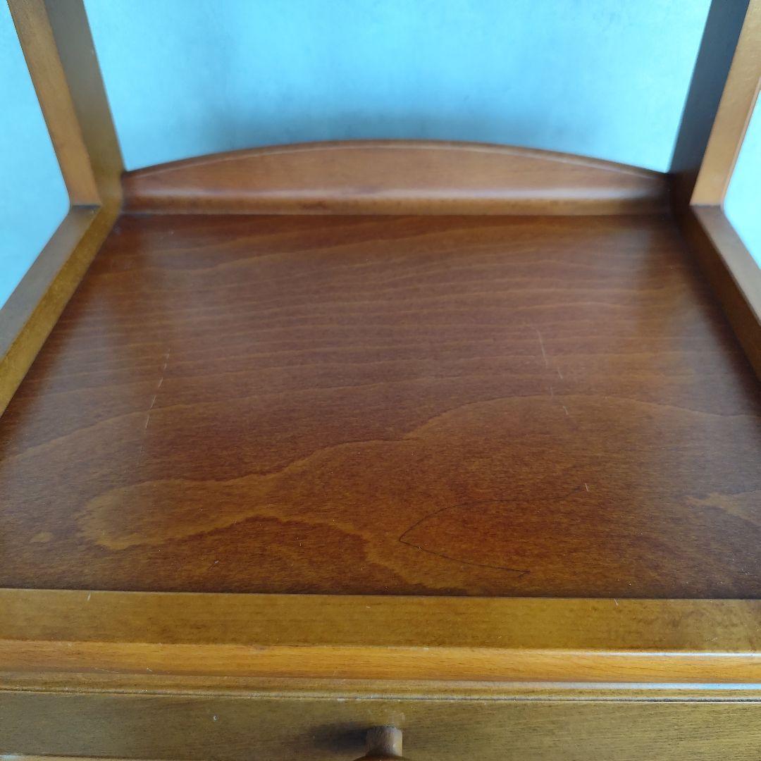 カリモク　karimoku 木製サイドテーブル 天然木電話台 インテリア