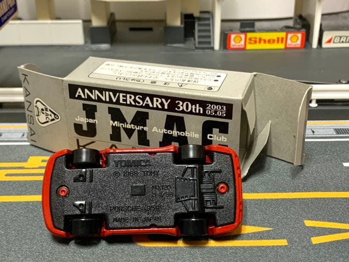 jmac特注　トミカ ポルシェ959 チェスチェック　赤　激レア
