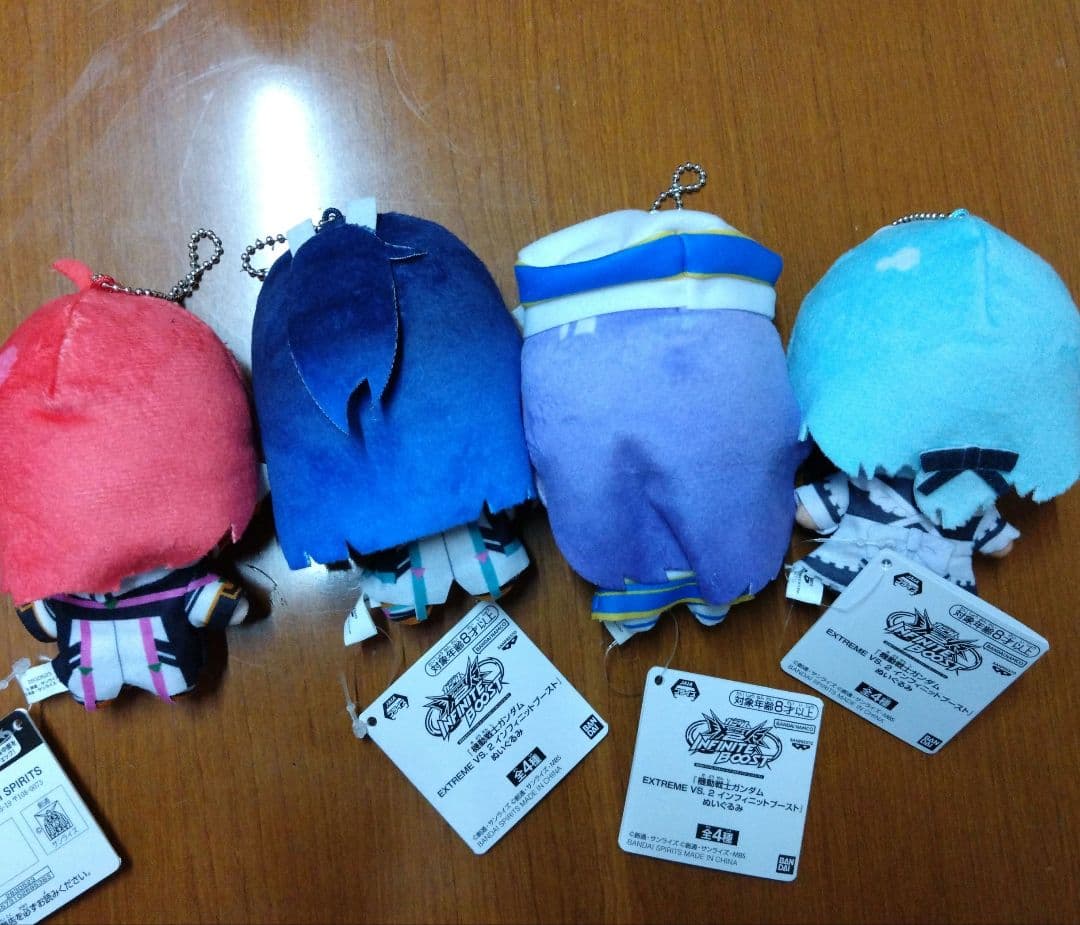 機動戦士ガンダムインフィニットブーストぬいぐるみ 4体セット