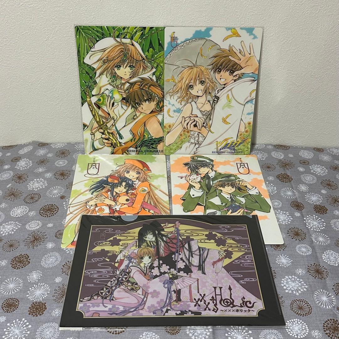 CLAMP四 下敷き クリアファイル セット