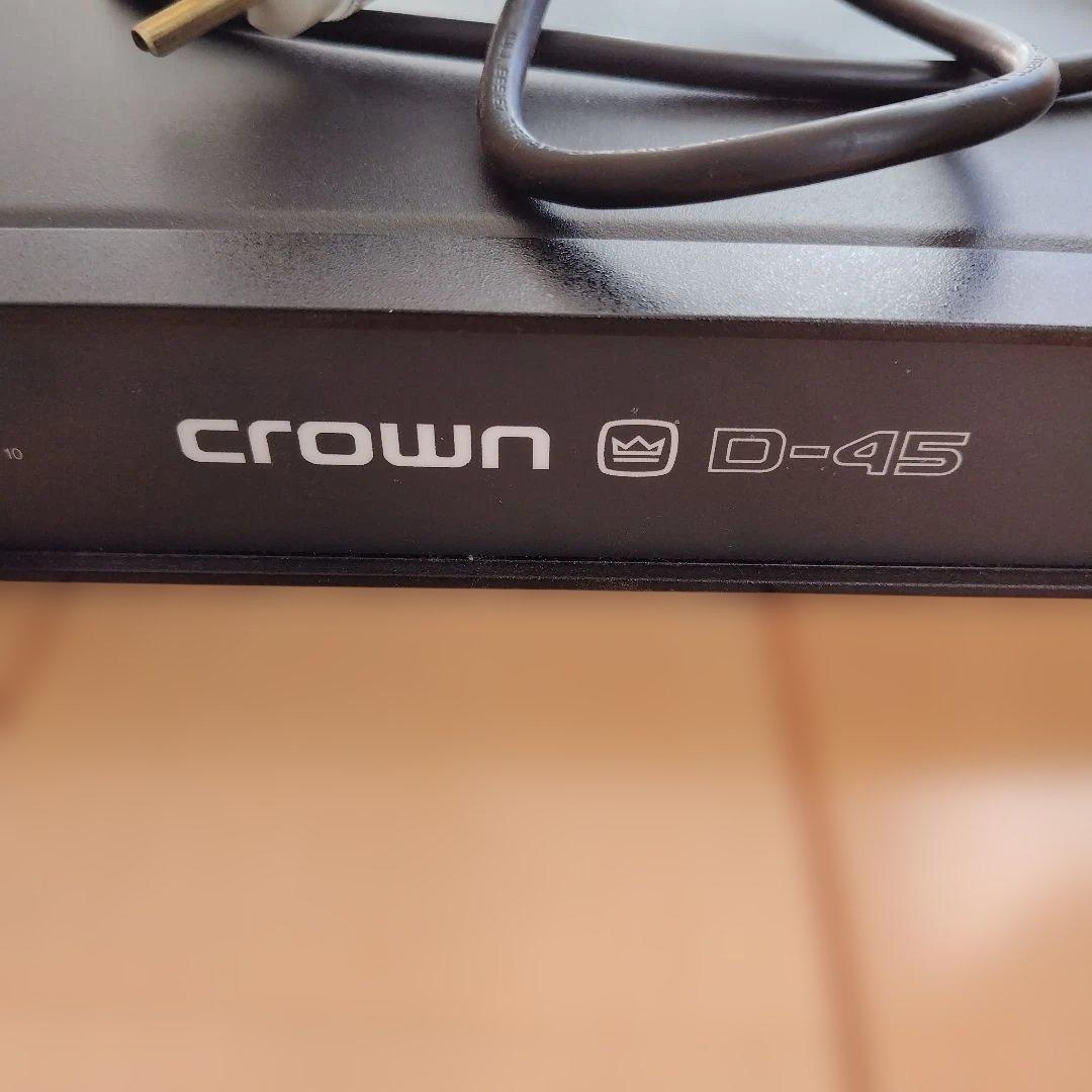crown D-45 パワーアンプ