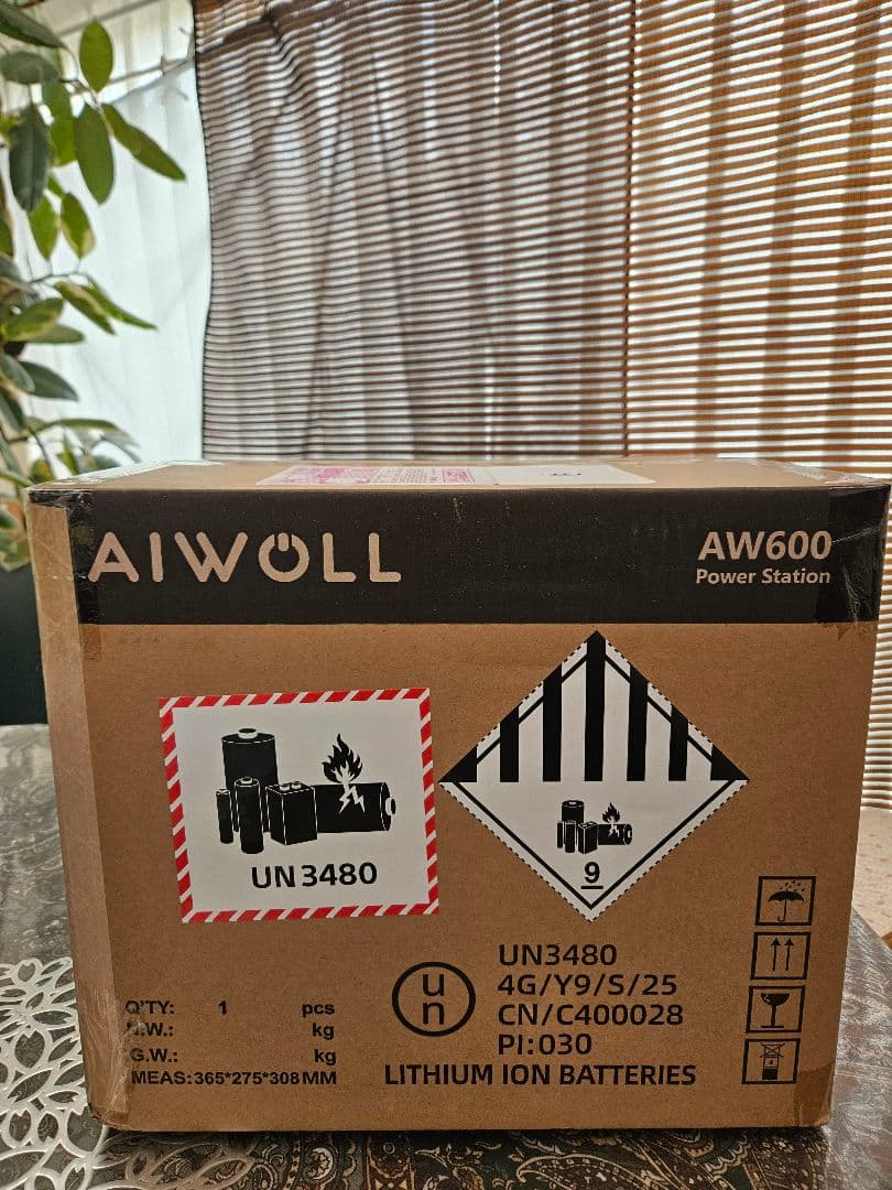●新品●AIWOLL AW600 ポータブル電源 515Wh eeivol