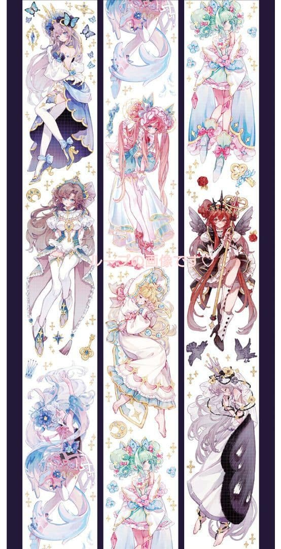 ✩再販✩J364＃邀月(贝壳光)shine切り売り海外人物マステ女の子