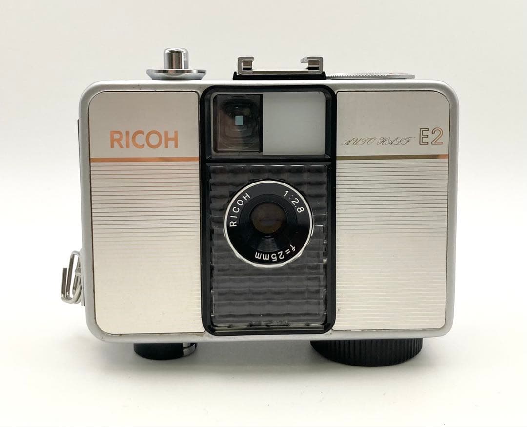【完動品 美品】RICOH AUTO HALF E2 箱 取扱説明書 付き