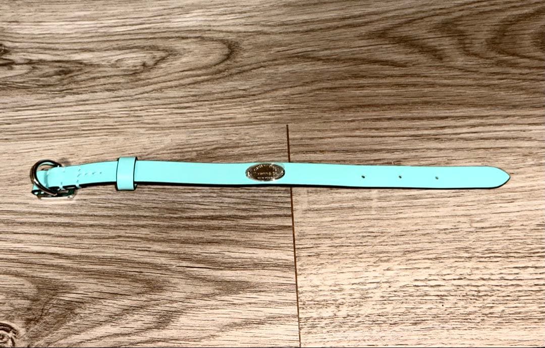 【新品】Tiffany&Co. レザー首輪 Sサイズ