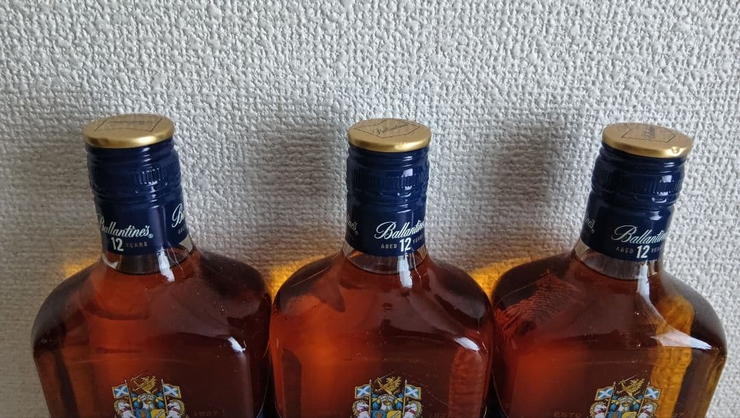 【希少】バランタイン12年　700ml　3本セット　終売品