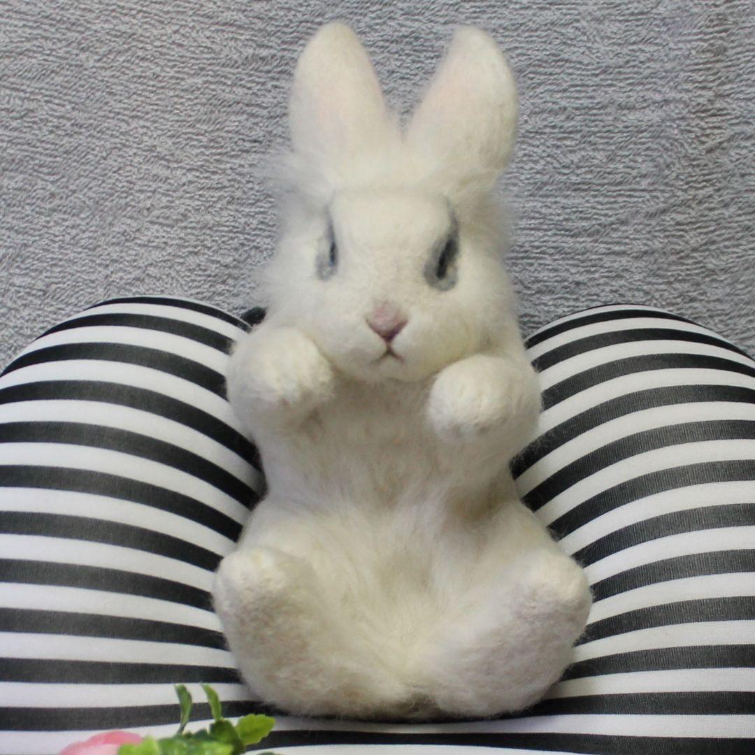 るんるんさま専用 羊毛フェルト オーダー「リアルで可愛いうさぎちゃん」
