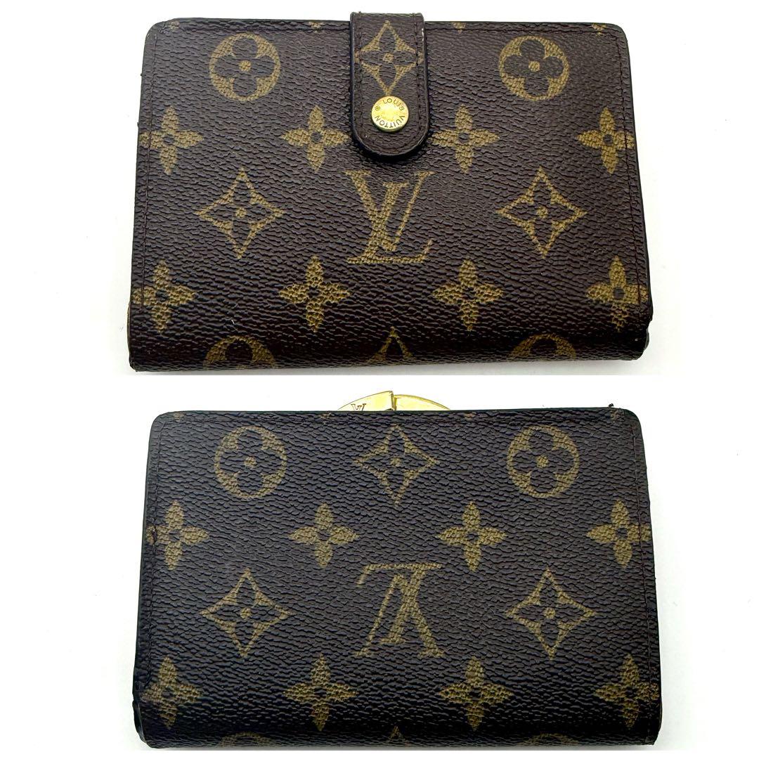 極美品　ルイヴィトン　モノグラム　ヴィエノワ　二つ折り財布　がま口