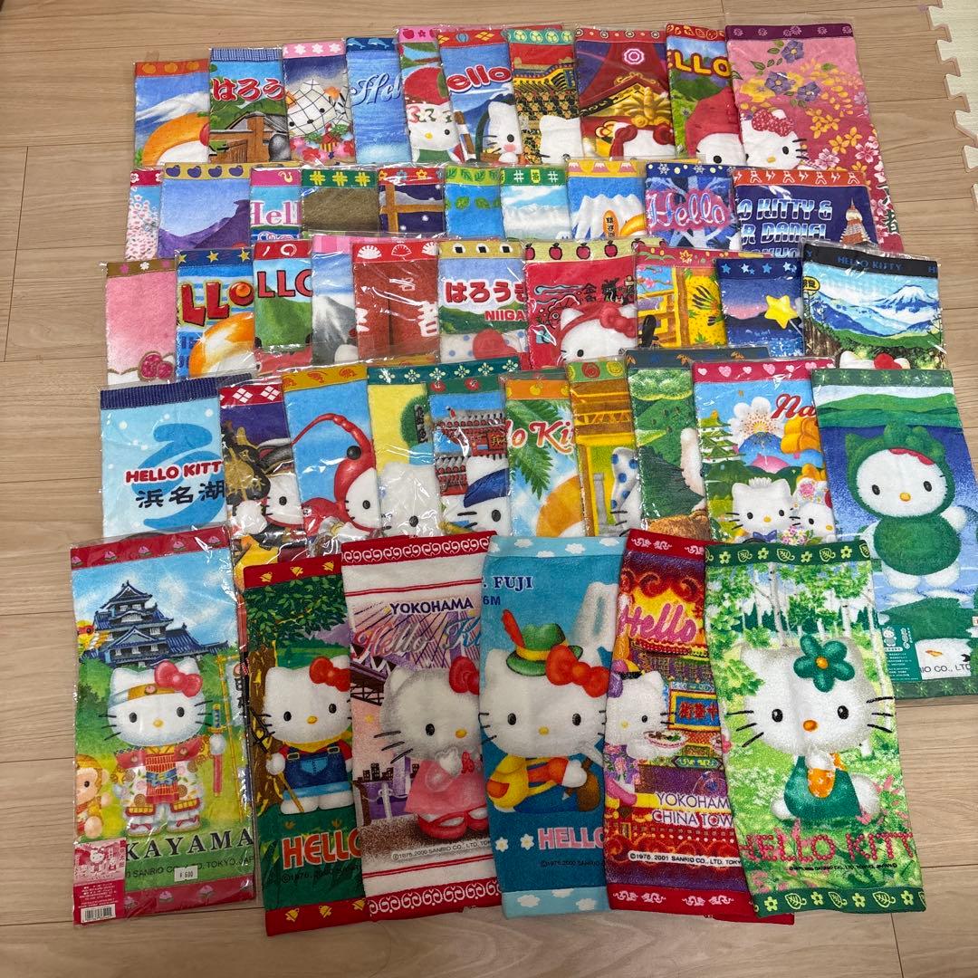 ご当地限定ハローキティタオル　46枚