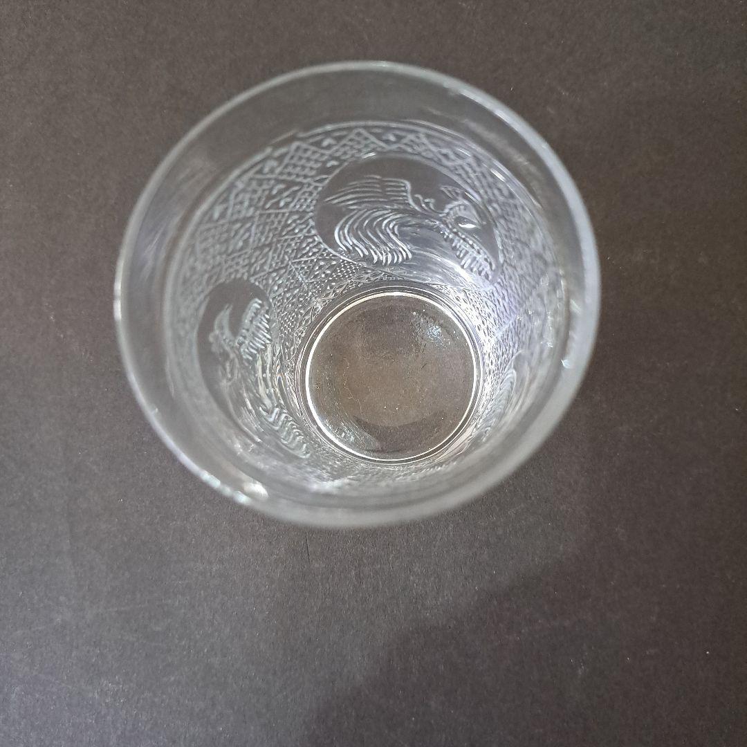 明治　東亜硝子製　THE BESTGLASS　　グラス　鳳凰文　六個　共箱