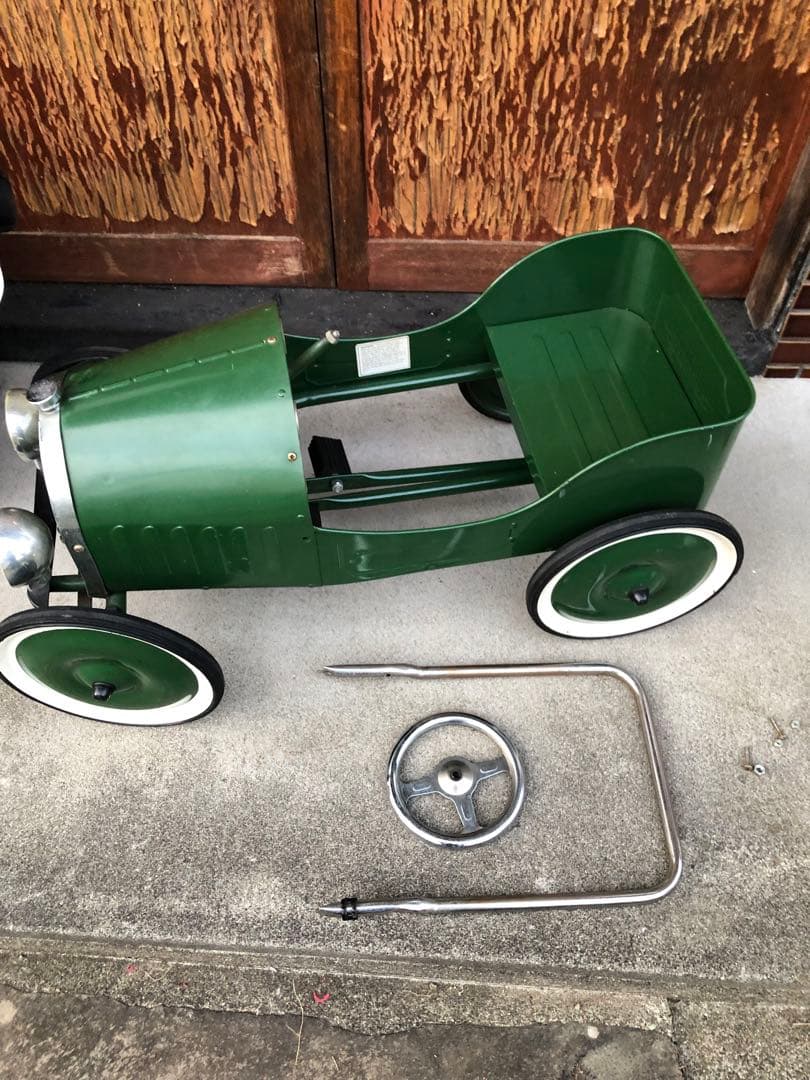 クラシック ペダルカー グリーン 乗用玩具