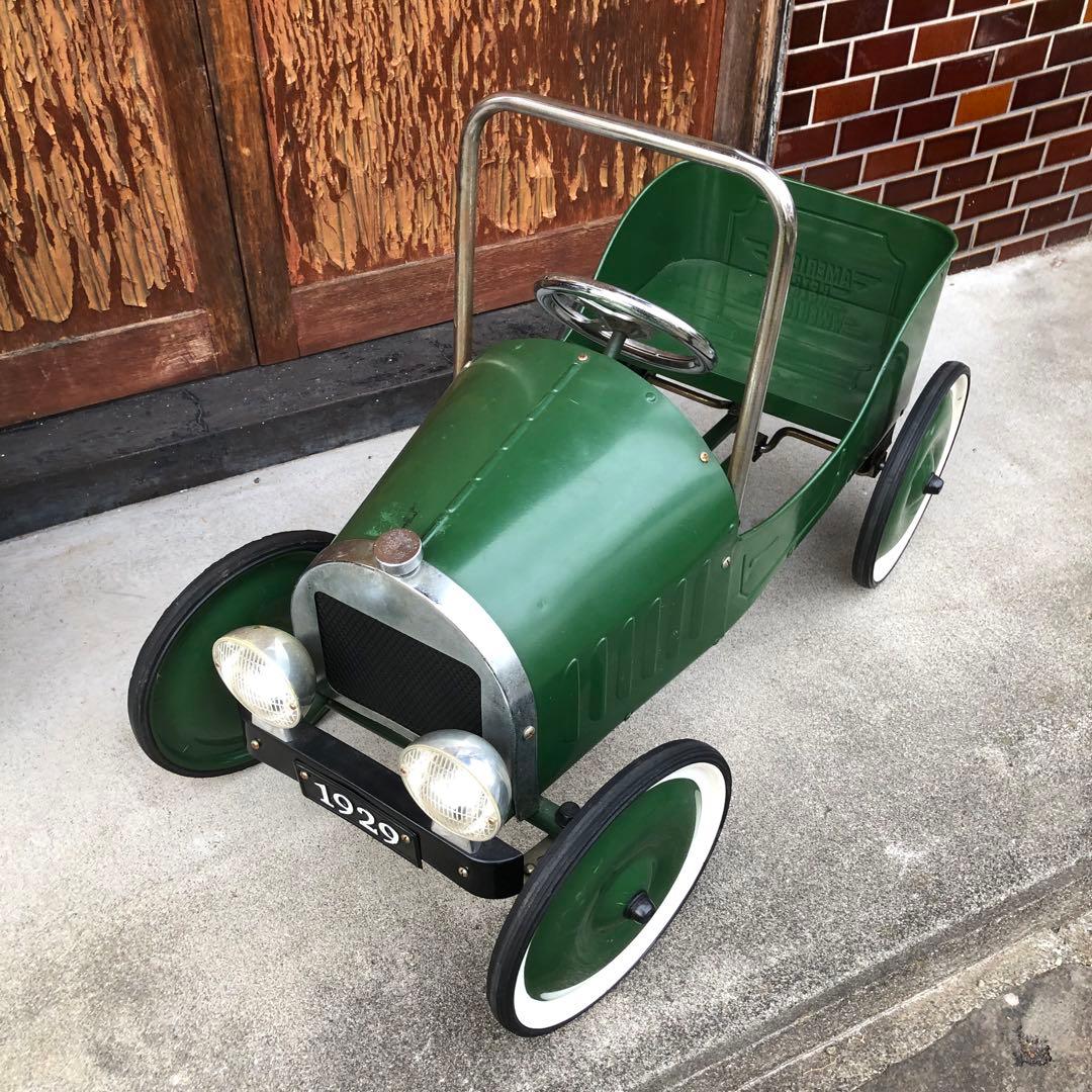 クラシック ペダルカー グリーン 乗用玩具
