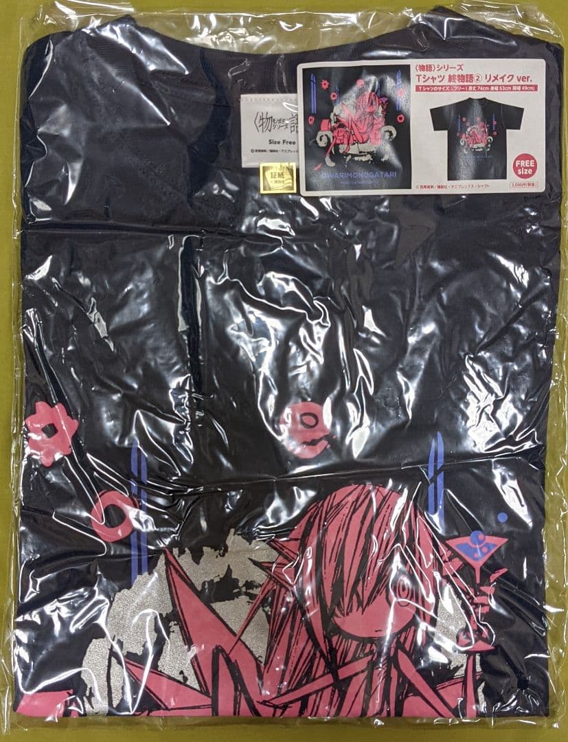 終物語　忍野忍　Tシャツ　フリーサイズ