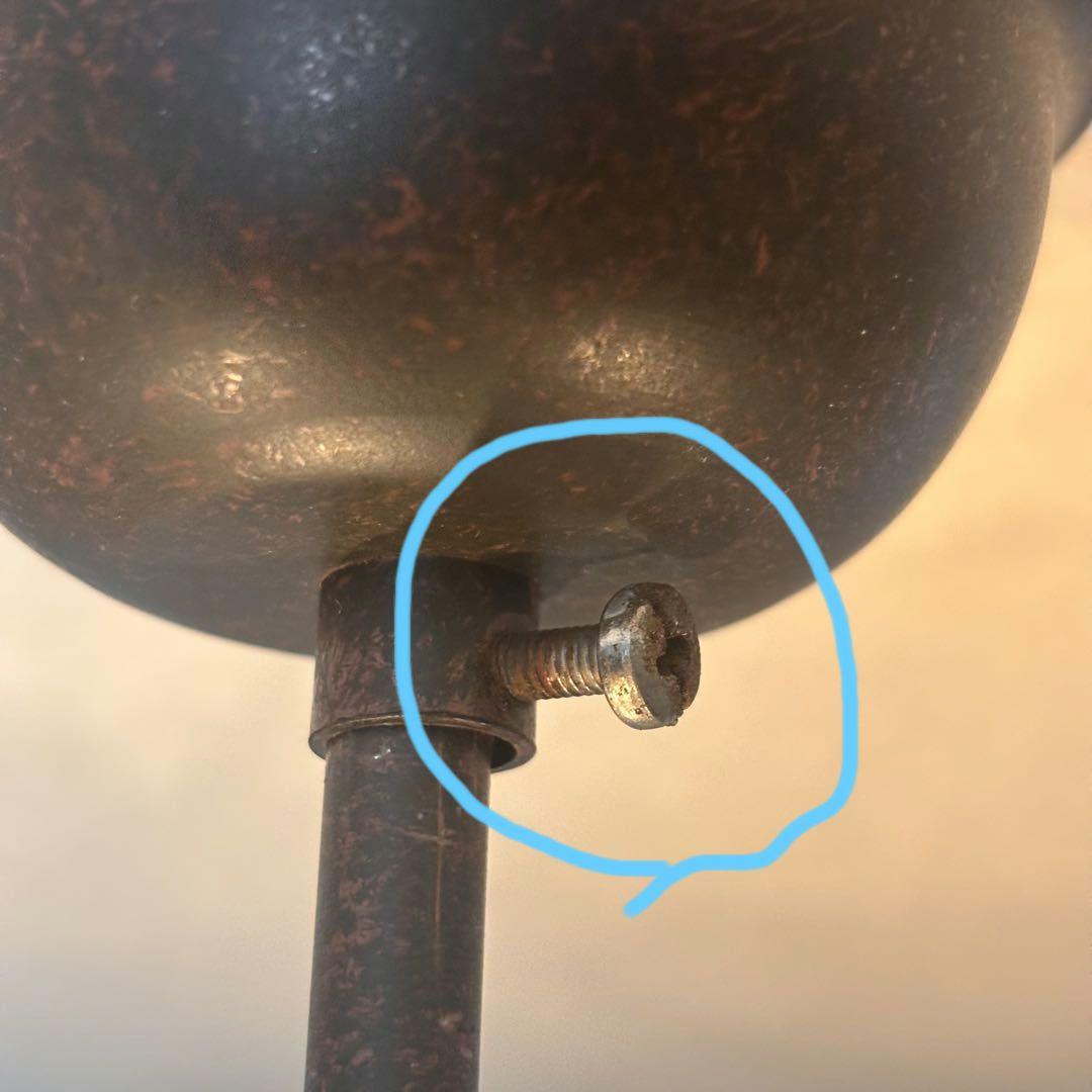 【アンティーク風】サビ加工　シャンデリア　東京インテリア関連　6灯