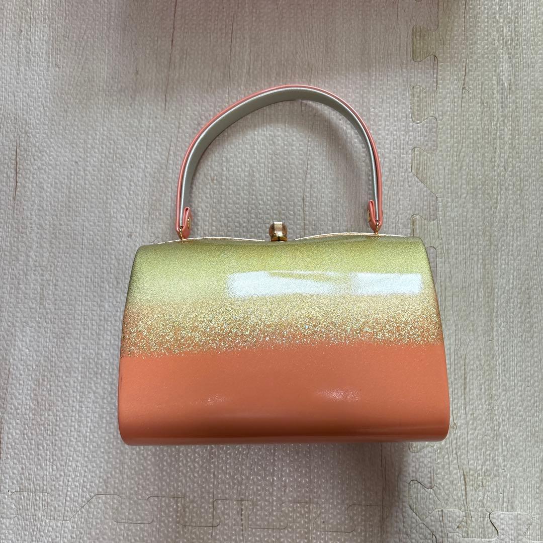 振袖 紫色 花柄 成人式用　3点セット