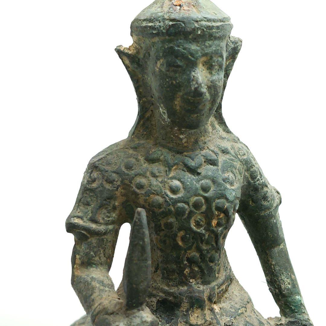 Y3122-63 銅製 チベット仏 仏像2体セット　TTT