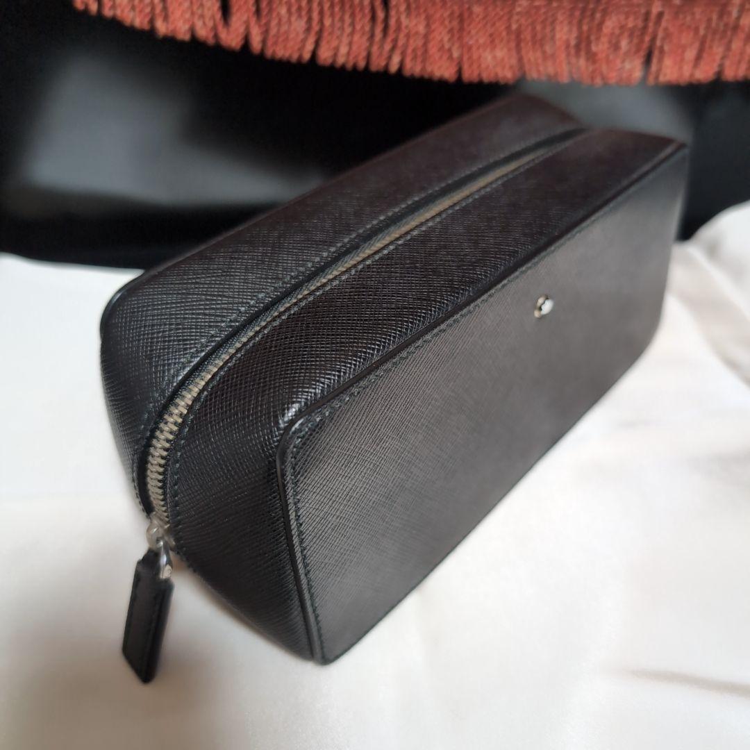 【綺麗♪】 モンブラン Montblanc ポーチ 筆箱 本革 サルトリアル