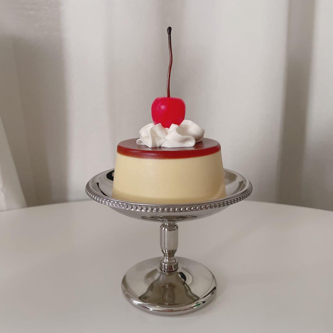 プリン メロンソーダ 食品サンプル レトロ ラジカセ缶 プリンアラモード