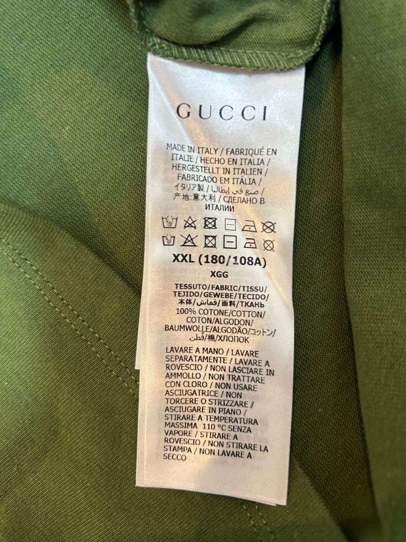 GUCCI × THE NORTH FACE コラボ Tシャツ グリーン