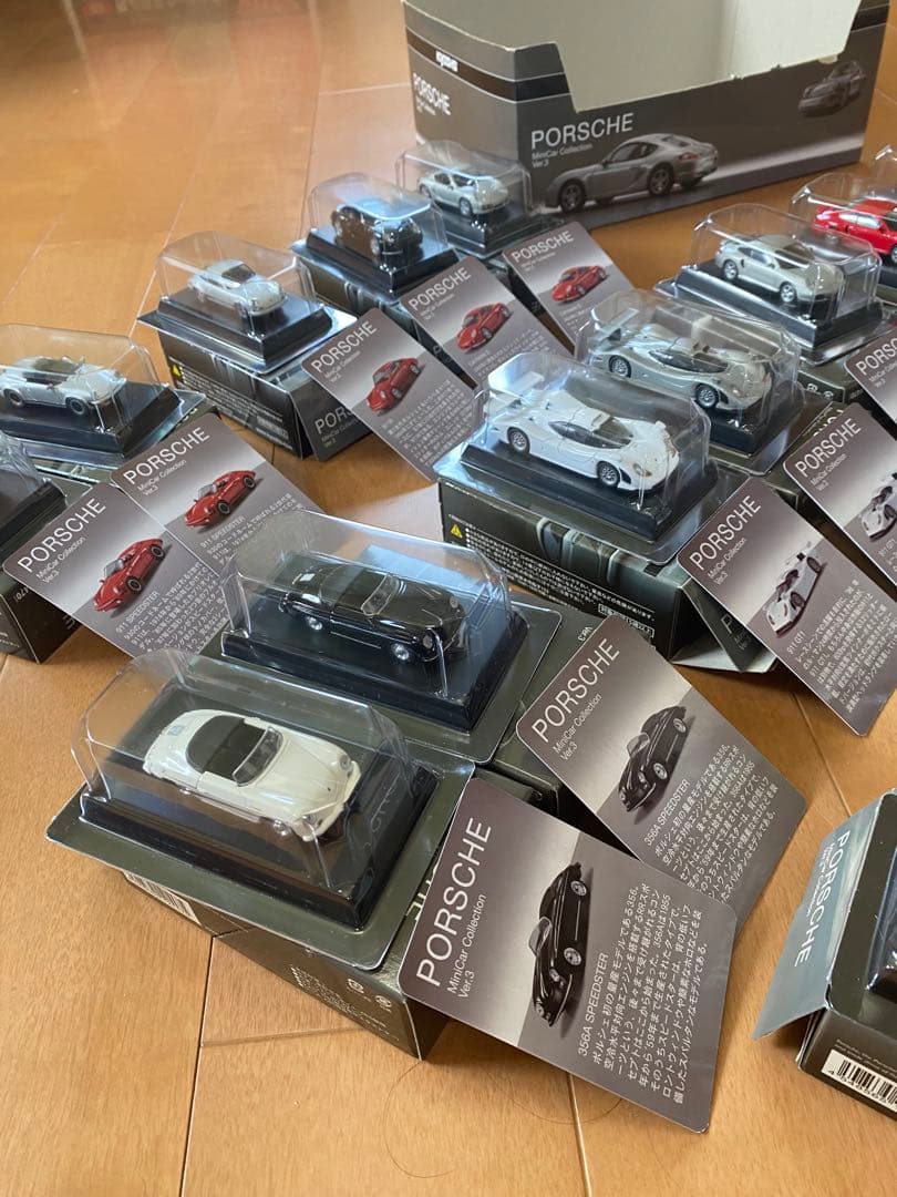 【新品激レア】京商ポルシェミニカーシリーズIIIカード付きお宝貴重コレクター外車