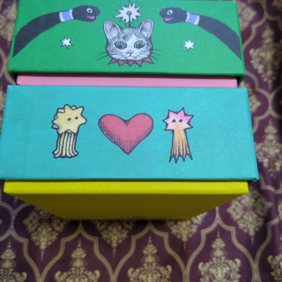 おまけ付　ヒグチユウコ　　BOX　ボリス雑貨店　BOX小さな画集4個