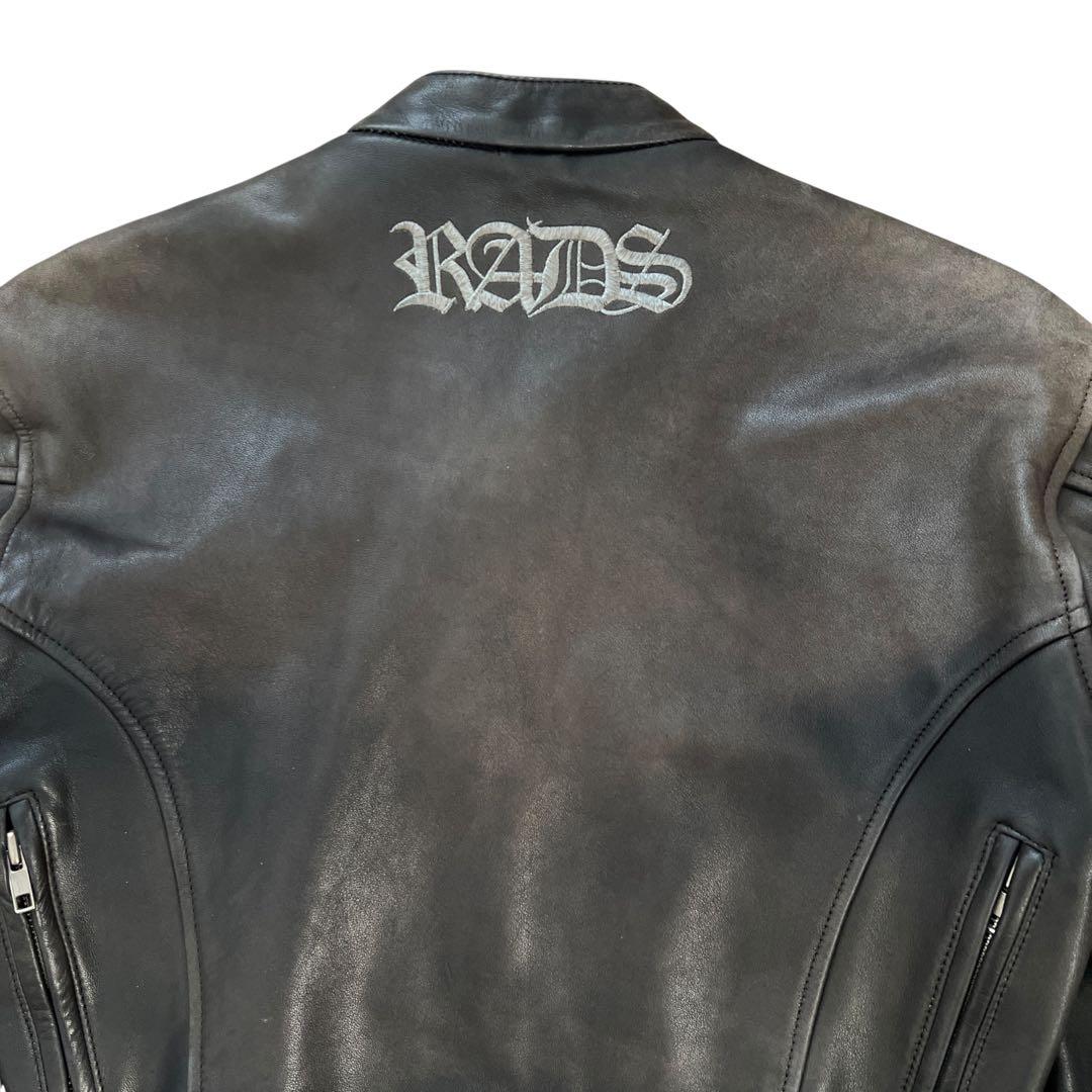 KADOYA　カドヤ　RADS　シングルライダース　レザージャケット　牛革　S