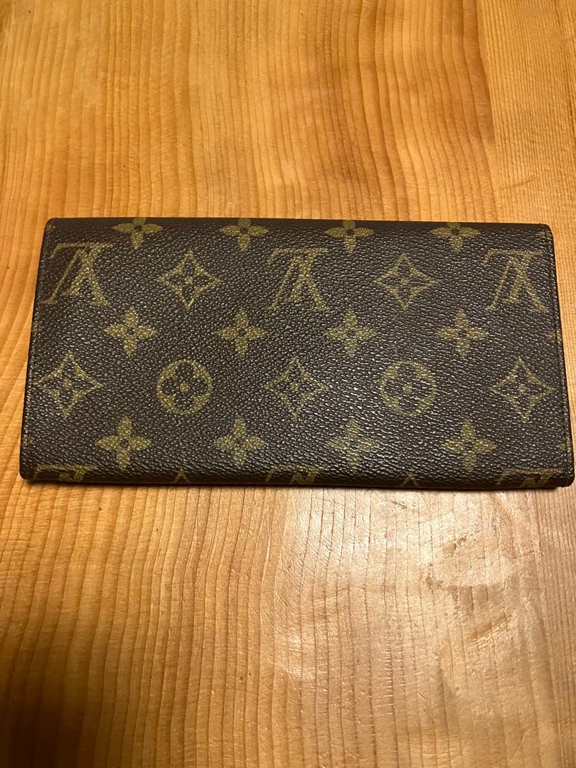 【極美品】レア LouisVuitton モノグラム 二つ折り財布 ヴィンテージ