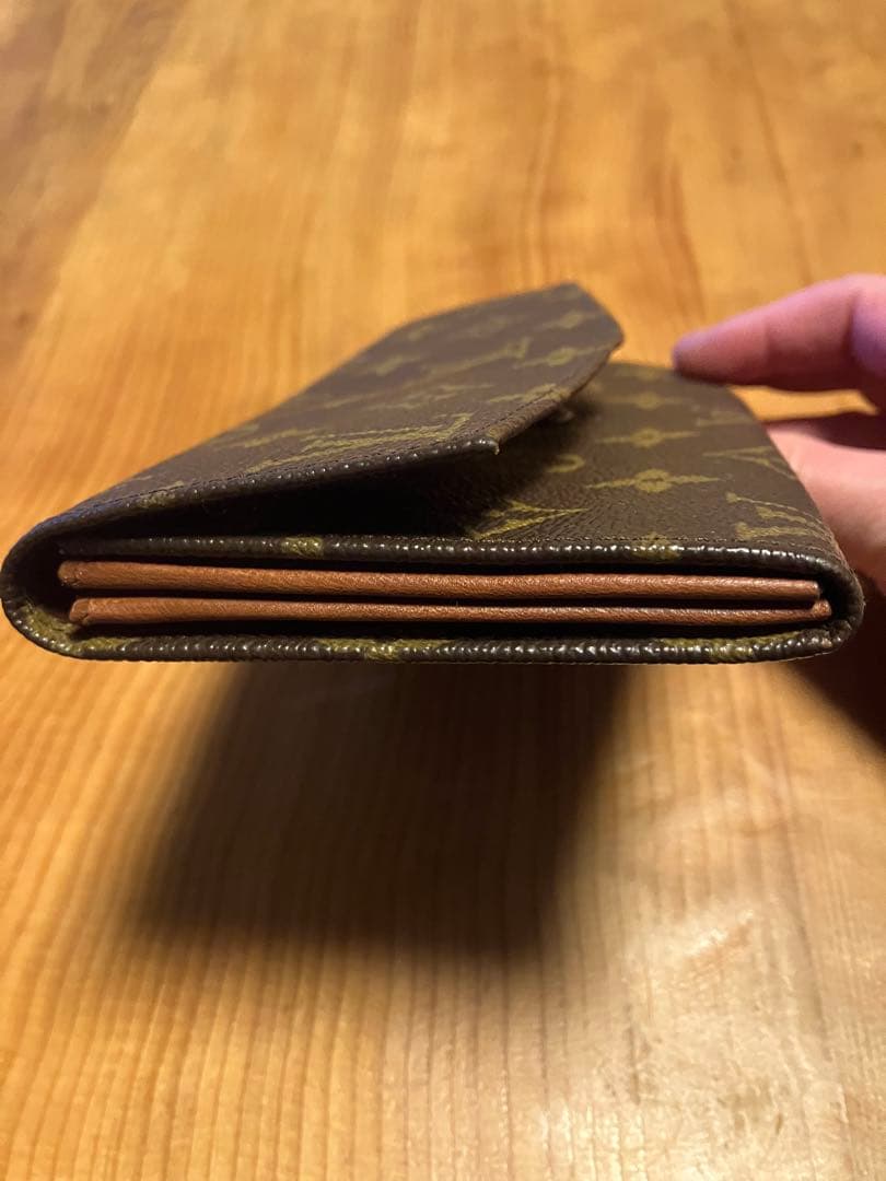 【極美品】レア LouisVuitton モノグラム 二つ折り財布 ヴィンテージ