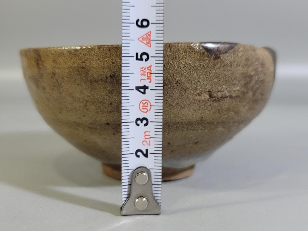 古美術 桃山 古唐津 無地茶碗 DT342