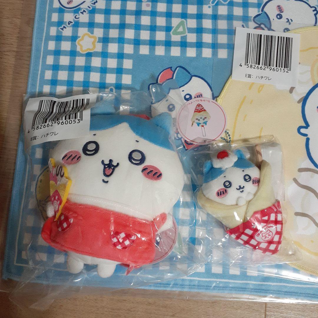 ハチワレ　クレープくじ　BCDE賞　ちいかわ　タグ付き未開封