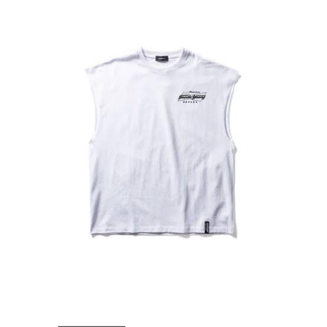ANDCHILL GDY SLEEVELESS WHITE タンクトップ