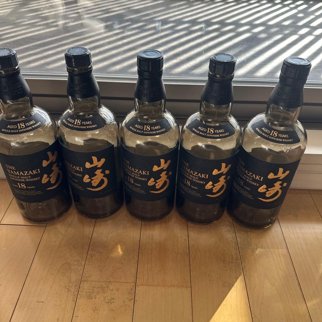 山崎18年11本セット空瓶フォローで3,000引き‼️1本あたり4,000以下‼️