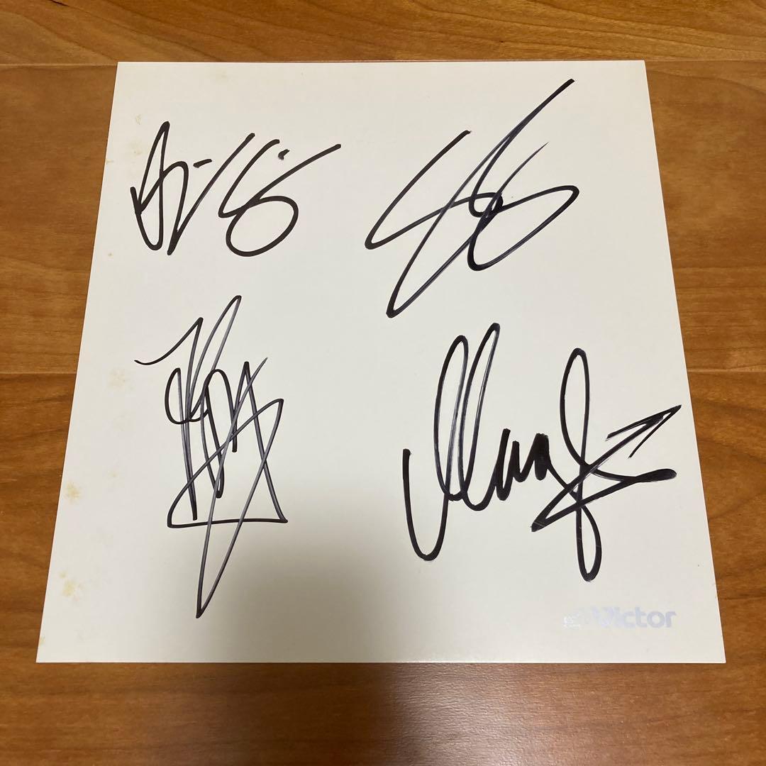 HARDCORE SUPERSTAR 全メンバー　直筆サイン