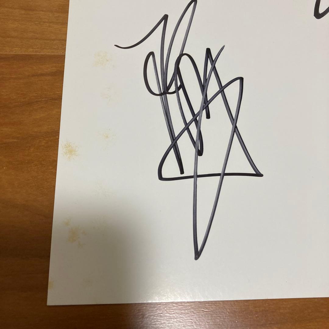 HARDCORE SUPERSTAR 全メンバー　直筆サイン